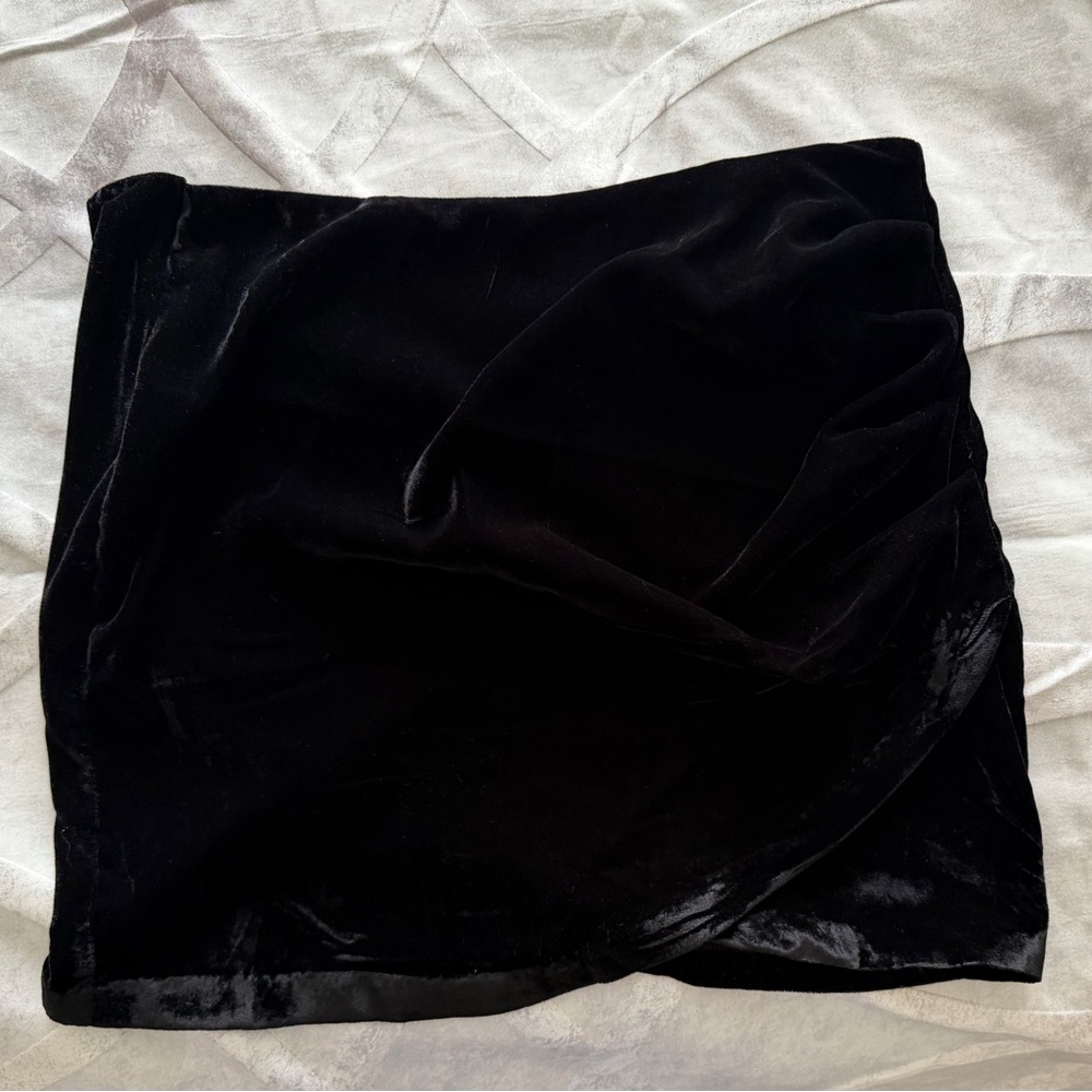Sans Souci Black Velvet Dress Skirt